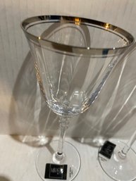 Vintage Mikasa Crystal Glasses Set Of 4 Shipping Available