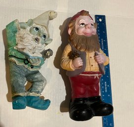Vintage Garden Gnomes Set Of 2 Shipping Available