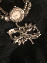 Watch And Brooch
