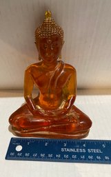 Vintage Tibet Buddha's Amber Resin Statue Shipping Available