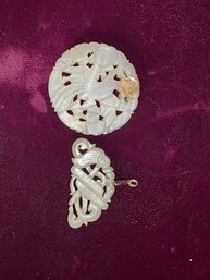 Vintage White Jade Amulets