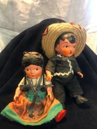 Vintage Mexican Mexican Dolls