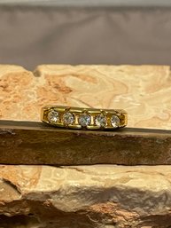 Gold Filled Cubic Zirconia Ring