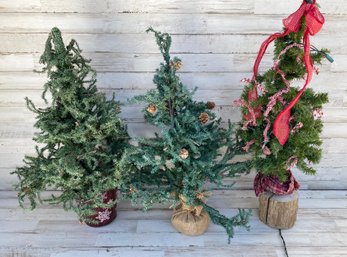 Collection Of Table Top Christmas Trees Shipping AVailable