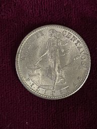 Silver Currency, 1944 20 Centavos Filipinas