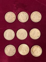 Canadian Silver Dime Collection