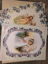 Vintage Pressed Large Cards