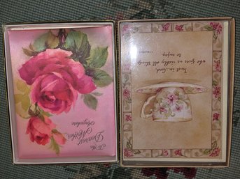 Vintage Notebook And Cards