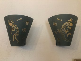 Southwestern Candle Wall Sconce
