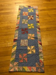 Hands Sewn  Quilted Runner