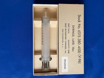 Vintage Glass Syringe