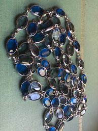 Blue Glass Vintage Necklace