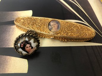 Victorian Ring And Perfume Box