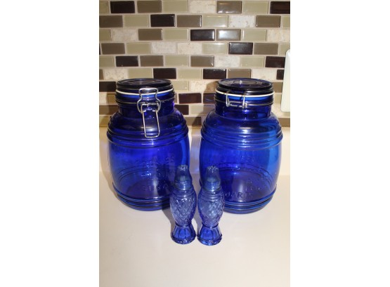 BLUE CANISTER LOT 2