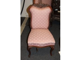 Antiqur Rose Colored Chair