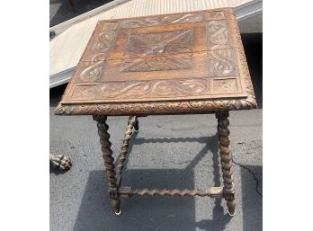 Antique Spindle Table