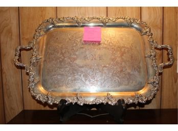 Siler Plated Tray