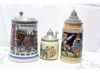 Small Beer Stein Lot