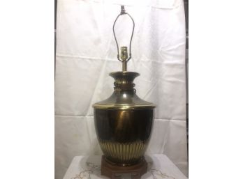 Asian Inspired Brass Lamp