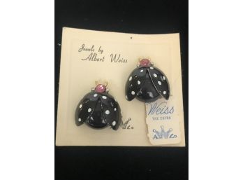 Wiess Bug Brooches