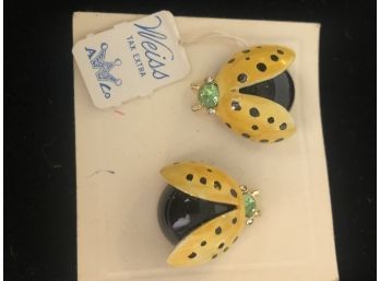 Wiess  Bug Brooches
