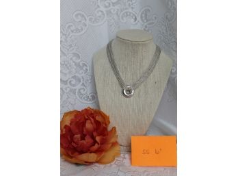 Tinffany Inspired Circle Necklace
