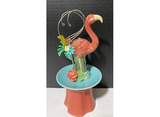 Fine Art Signed Artist Flamingo Sculpture