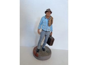 Colorado Artist Michael Garman Sculpture American Man Traveler