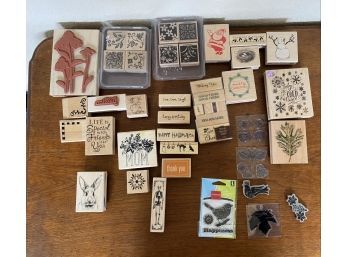 Collection Of Scrapbook Stamps Stampin Up Stamps Holiday Inspirtional Words