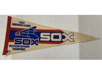 Vintage Red Sox Major League Baseball Pennant