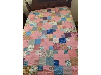Vintage Patchwork Quilt Topper Bed Spread