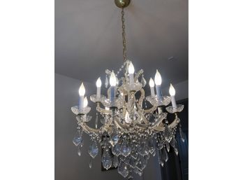 LARGE CRYSTAL CHANDALIER