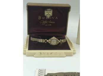 VINTAGE BOULIVA WATCH WITH BOX