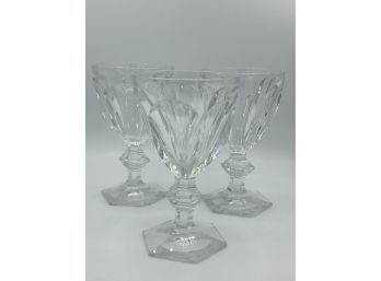 Imperfect* Baccarat Water Glasses