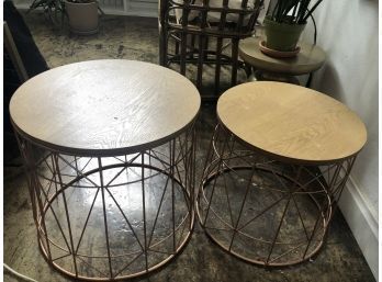 West Elm Modern Small Side  Tables