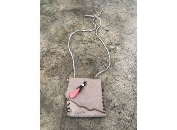 Small Leather Medicine Pouch