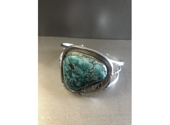 Native Turquoise Cuff Bracelet