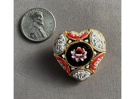 Vintage Millefiore Pin Italy