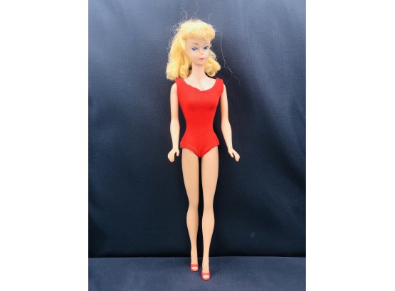 Vintage Barbie Number For Ponytail Blonde