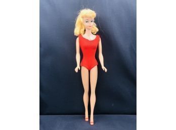 Vintage Barbie Number For Ponytail Blonde