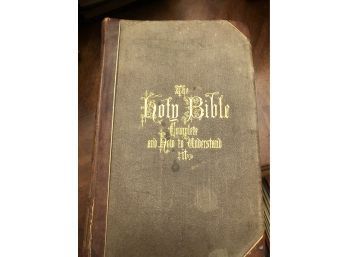 1869 Antique Bible