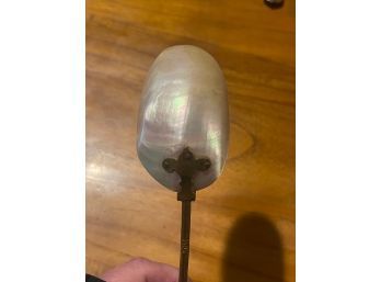 MOTHER OF PEARL OYSTER SPOON