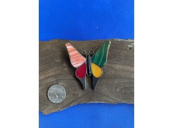 Southwestern Butterfly Mosaic Pin