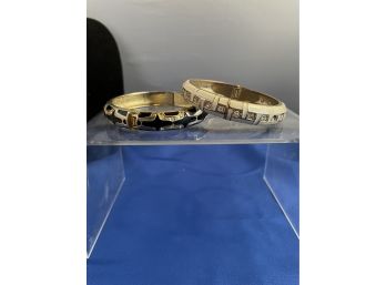 Pair Of Brass And Resin Bracelets