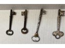 Vintage Collection Of 9 Skelton Keys Shipping Available