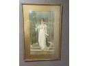 Beautiful Antique Framed Picture