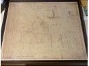 Very Old Antique Map Of The Poughkeepsie (hudson River)