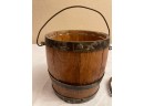 10 Spools And Wooden Bucket