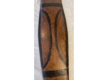 Vintage Carved Tiki Shield