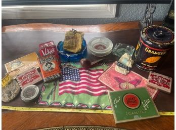 Lot Of Vintage Tobacco Items